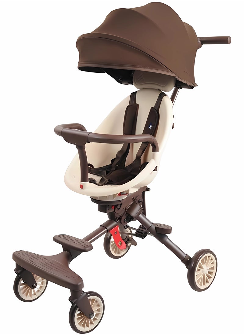 Wemart Lightweight Baby Stroller, Easy One Hand Fold, Travel Ready, Strong, Adjustable Handles, Soft Ride Wheels, Easy Push (Brown) - pzsku/ZB29273169430017D380BZ/45/_/1715239683/0ffbaba1-fc8d-4670-bfd6-929a3de53cea