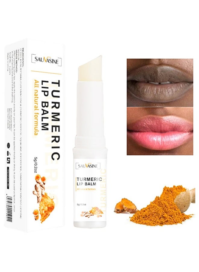 سوفازين بلسم الشفاه بالكركم للشفاه الداكنة، مقشر الشفاه المرطب للمدخنين، بلسم الشفاه المقشر، كريم تصحيح الشفاه الداكنة، مقشر الشفاه لتنعيم وترطيب الشفاه، تلاشي خطوط الشفاه - Image 1