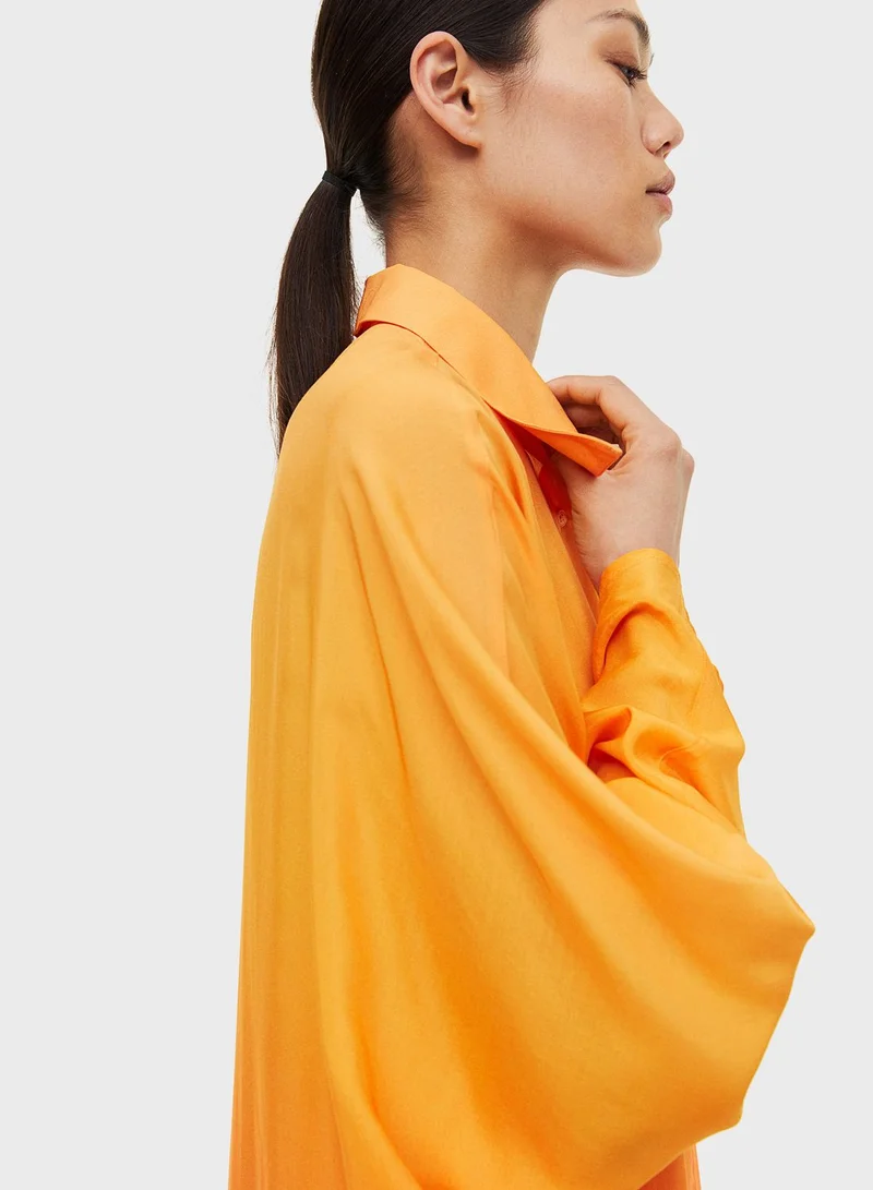 H&M Ombre Shirt Dress