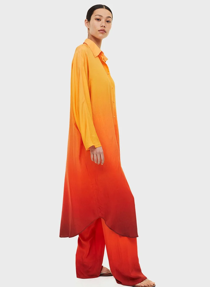 H&M Ombre Shirt Dress