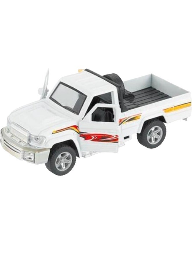 Toy Box Pickup Truck Model Car Alloy Car Model Diecast Pull Back Toy Vehicle With Light And Music For Kids 