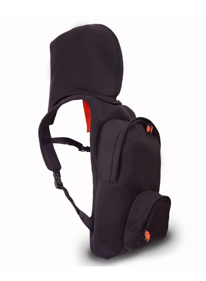 Morikukko Morikukko Black Basic Neon Orange Large  - Image 1