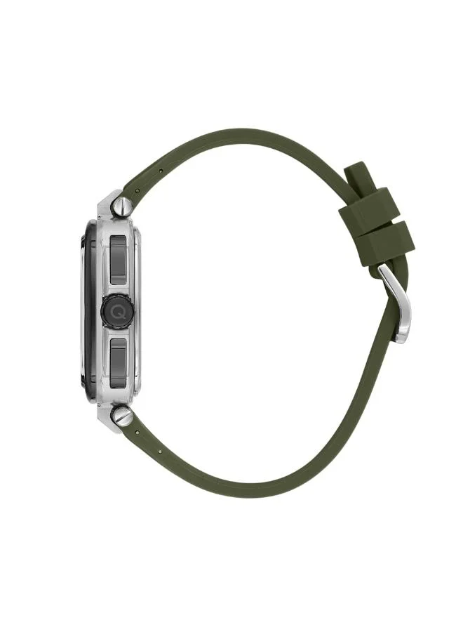 كوانتوم ساعة رجالية متعددة الوظائف من السيليكون ٤٤ مم