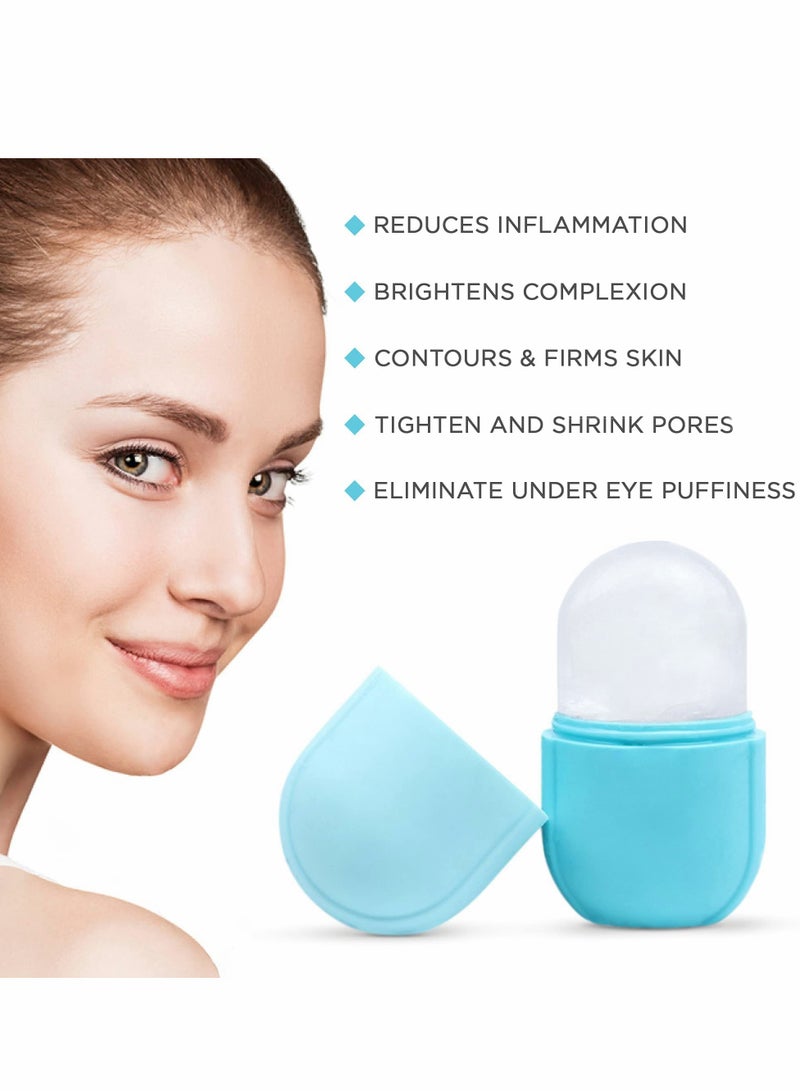 Excefore Silicone Ice Tray Face Massager, Skin Care Tool Used to Firm and Sculpt the Face, Eliminate Under Eye Puffiness - Image 3