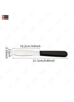 RACO RACO Stainless Steel Thickened Butter Knife, Household Cheese Knife, Chocolate Knife for Baking, Multifunctional Knife for Kitchen Supplies  - Image 4