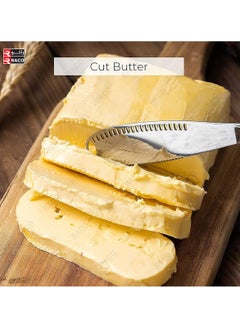 RACO RACO Stainless Steel Thickened Butter Knife, Household Cheese Knife, Chocolate Knife for Baking, Multifunctional Knife for Kitchen Supplies  - Image 5
