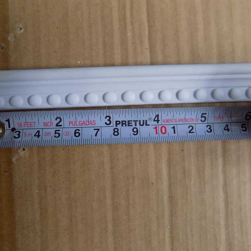 zhangbl Flexible Moulding Crown Molding Trim for Furniture Door Picture Frame0.85"(2.15cm) x 115"x 0.31" - Image 4