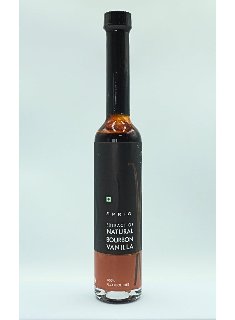 SPRIG Natural Bourbon Vanilla Extract 100ml | Premium Vanilla Flavoring | For Baking, Desserts & Coffee - Image 1