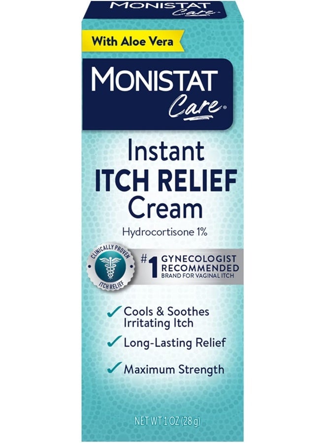 Monistat Care Max Strength Cools & Soothes Instant Itch Relief Cream - Image 1