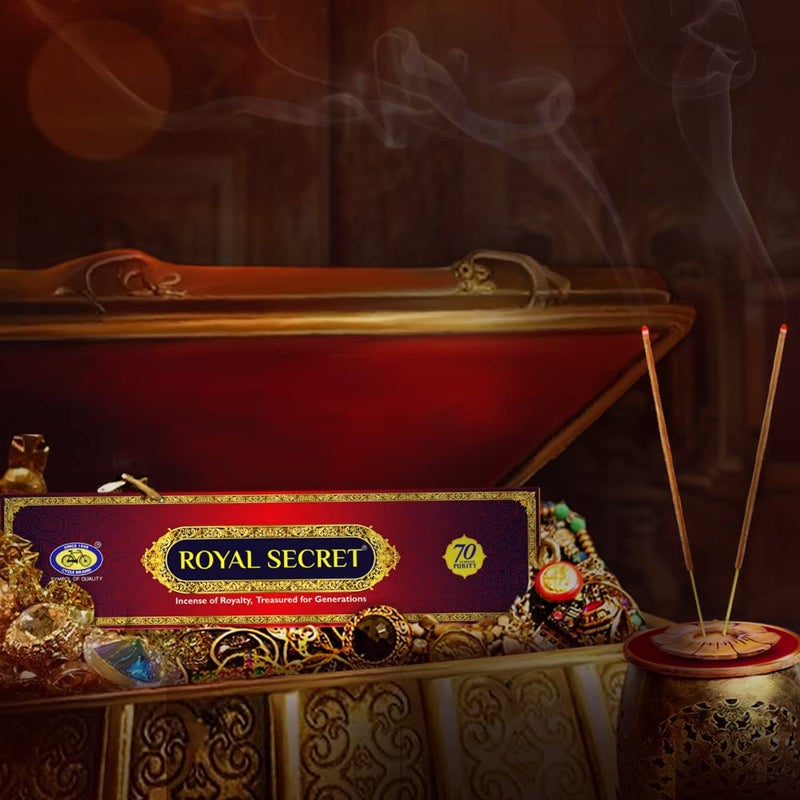 CYCLE Cycle Royal Secret Premium Masala Agarbatti From Pure Traditionally Crafted Incense Sticks For Special Occasions Festivals An Exclusive Fragrance Experience Pack Of 2 20 Sticks Per Pack - Image 5