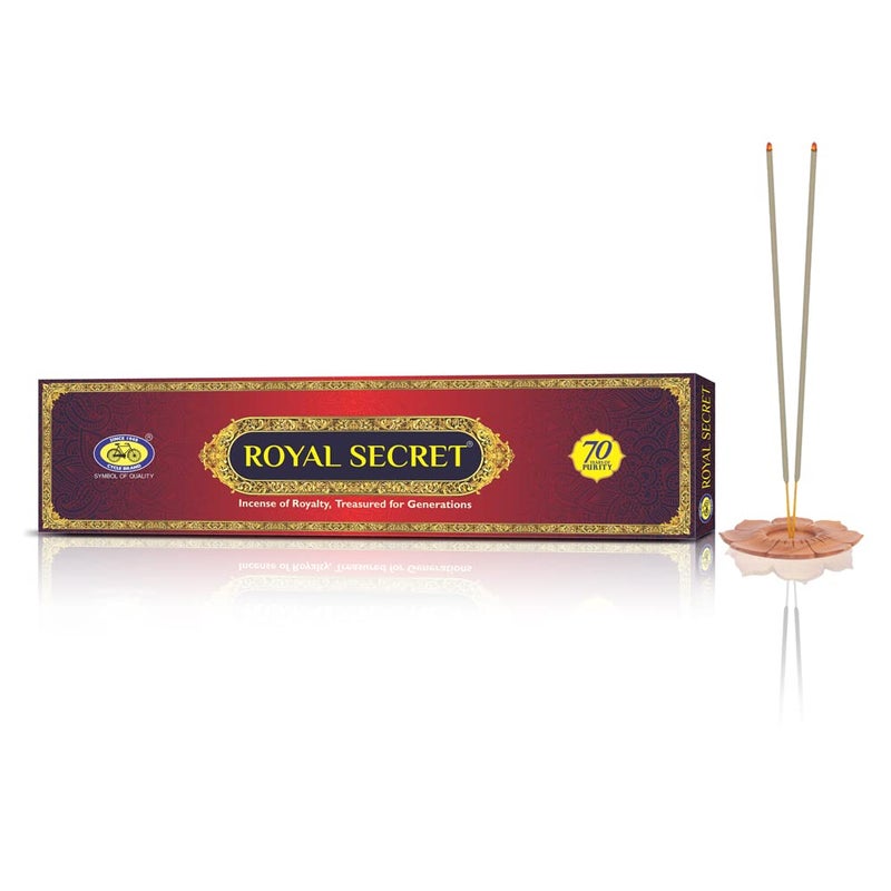 CYCLE Cycle Royal Secret Premium Masala Agarbatti From Pure Traditionally Crafted Incense Sticks For Special Occasions Festivals An Exclusive Fragrance Experience Pack Of 2 20 Sticks Per Pack - Image 3