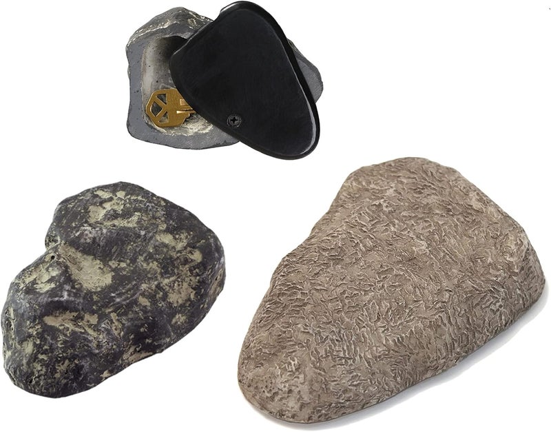 Lucky Line Assorted Rock Key Hider - Realistic Faux Rock Design for Key Storage - Image 1