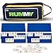 Point Games Classic Rummy Cube Game Full Size with 3 Tier Foldable Racks and Tiles in a Super Durable Canvas Travel Bag - Image 2