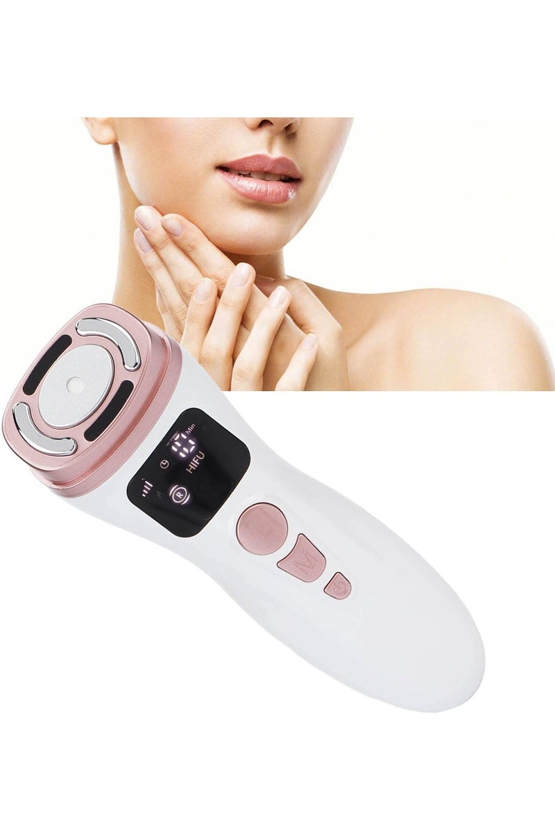 ميني جهاز صغير لتجميل الوجه، 5 سرعات و3 أوضاع لتجديد شباب البشرة، جهاز تجميل البشرة للنساء والذقن والعينين، يساعد على تقليل التجاعيد، (تصنيع اوروبي) - Image 1