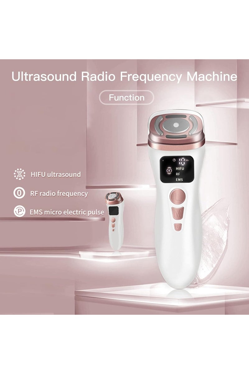 ميني جهاز صغير لتجميل الوجه، 5 سرعات و3 أوضاع لتجديد شباب البشرة، جهاز تجميل البشرة للنساء والذقن والعينين، يساعد على تقليل التجاعيد، (تصنيع اوروبي) - Image 4