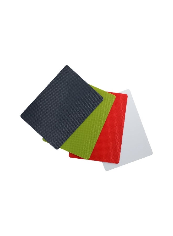 Dexas 4-Piece Heavy Duty Grip Mat Cutting Board Set Multicolour 8 x 11 Inch 6014PK2 - Image 2