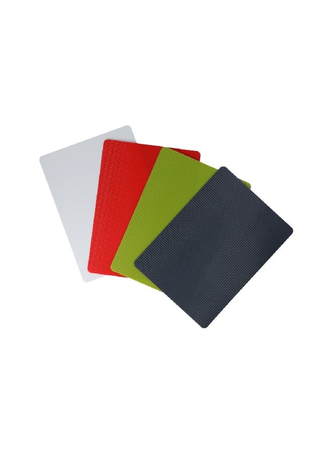 Dexas 4-Piece Heavy Duty Grip Mat Cutting Board Set Multicolour 8 x 11 Inch 6014PK2 - Image 3