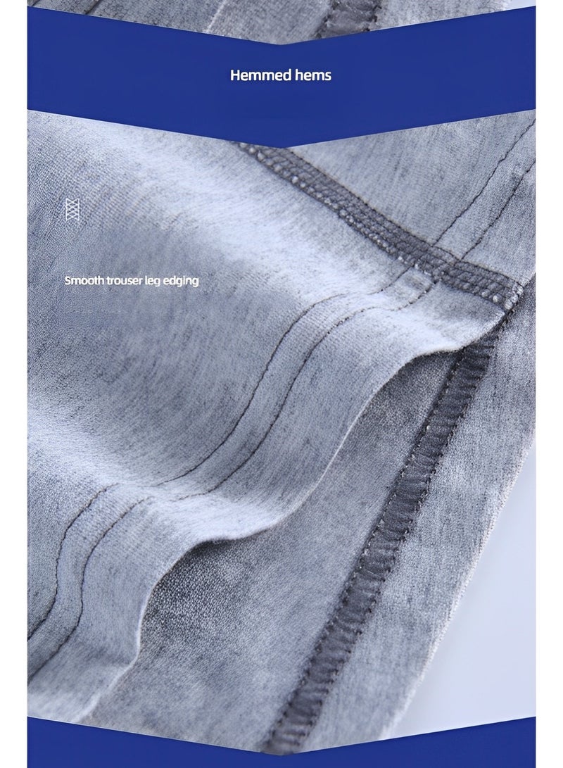 REOCLE Men's Boxer Briefs Soft and Breathable Cotton Underwear Cotton Huge Pouch Trunks Short Leg Underwear  - Image 4