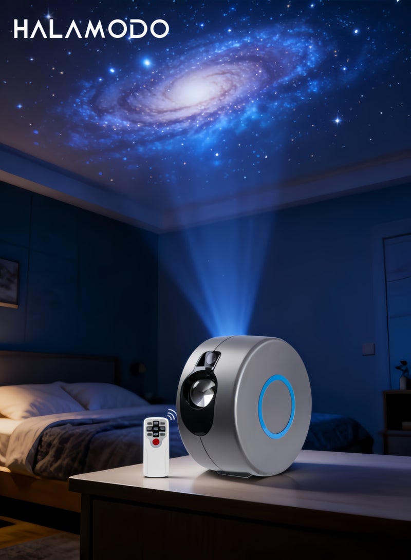 Halamodo Galaxy Projector with Remote for Bedroom Night Light with Nebula for Kids Adults Room Decor Home Party Bar Birthday Valentines Day Gifts - Image 5
