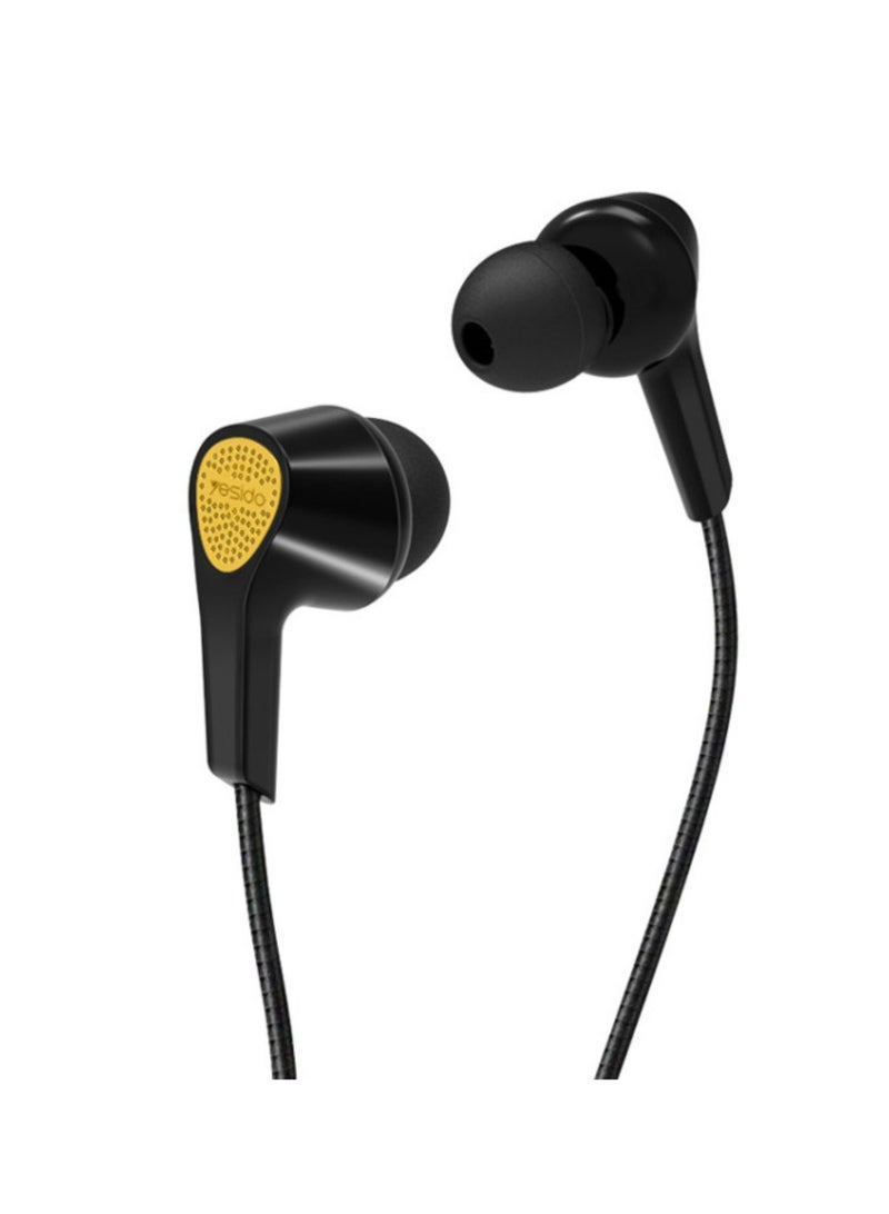 Yesido YH25 Best Price In-Ear Design 3.5Mm Hifi Headphone Mini Earbuds Sport Earphone With Microphone - Image 1