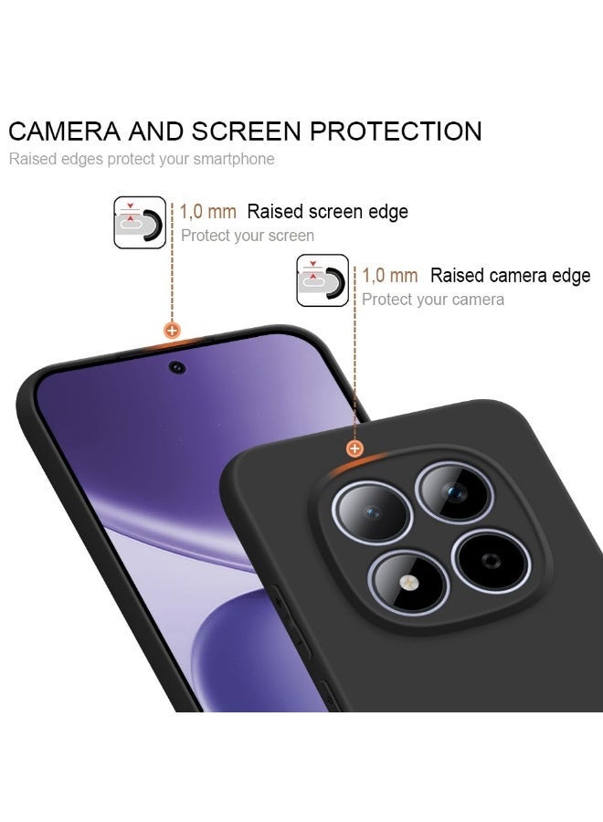 Betcolyn for Redmi Note 15 Pro 5G Case, Slim Matte Finish Protective Shell, Anti-Fingerprint & Anti-Scratch, Precise Camera Hole Protection, Sweat-proof Ultra-Thin Lightweight Back Cover - Black - Image 3