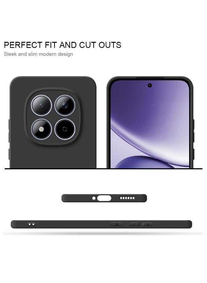 Betcolyn for Redmi Note 15 Pro 5G Case, Slim Matte Finish Protective Shell, Anti-Fingerprint & Anti-Scratch, Precise Camera Hole Protection, Sweat-proof Ultra-Thin Lightweight Back Cover - Black - Image 4