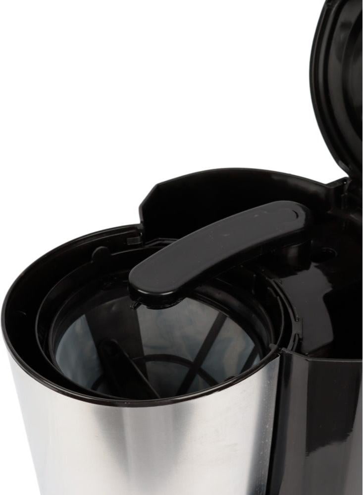 Denx Coffee Maker, 12-Cup Drip Coffee Machine with 1.5L Glass Carafe, Easy-Grip Handle, Drip Stop, Non-Stick Warming Plate, Auto-Shutoff, Boil Dry Protection, 1.5 L 1000 W ,Black/Silver,DX3415 - Image 2