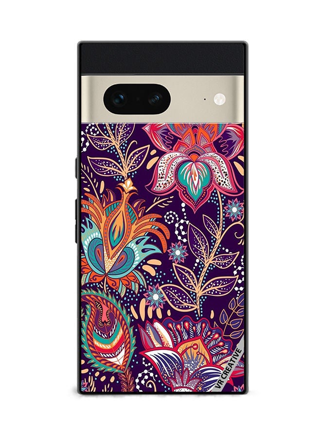 VR CREATIVE Protective Case Cover For Google Pixel 7 Flower Design Multicolour - Image 1