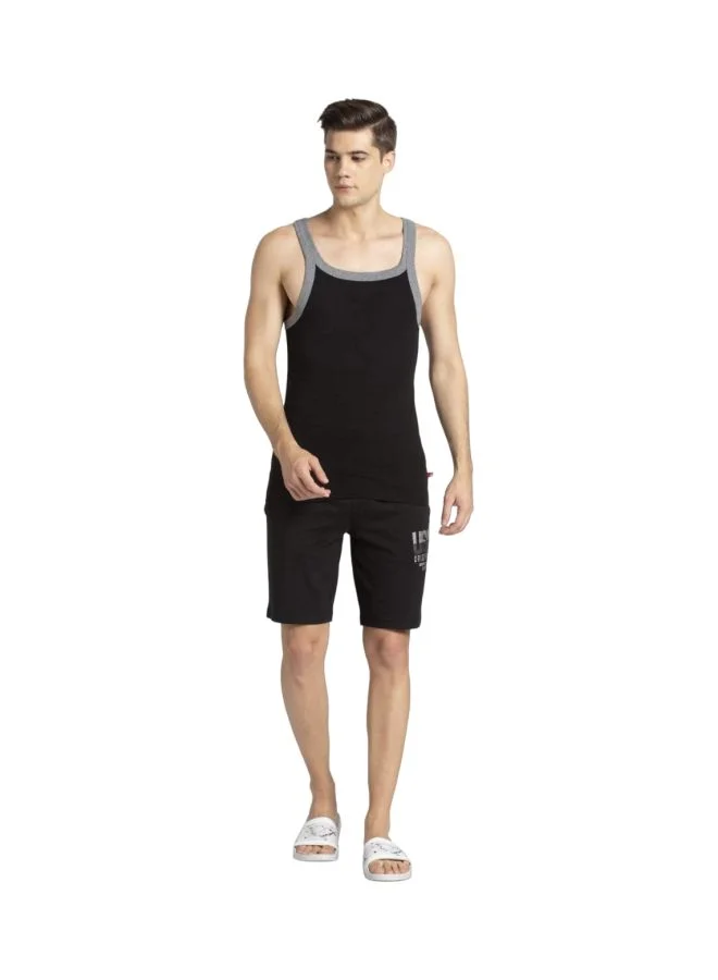 JOCKEY US27 Men Super Combed Cotton Rib Square Neckline Gym Vest