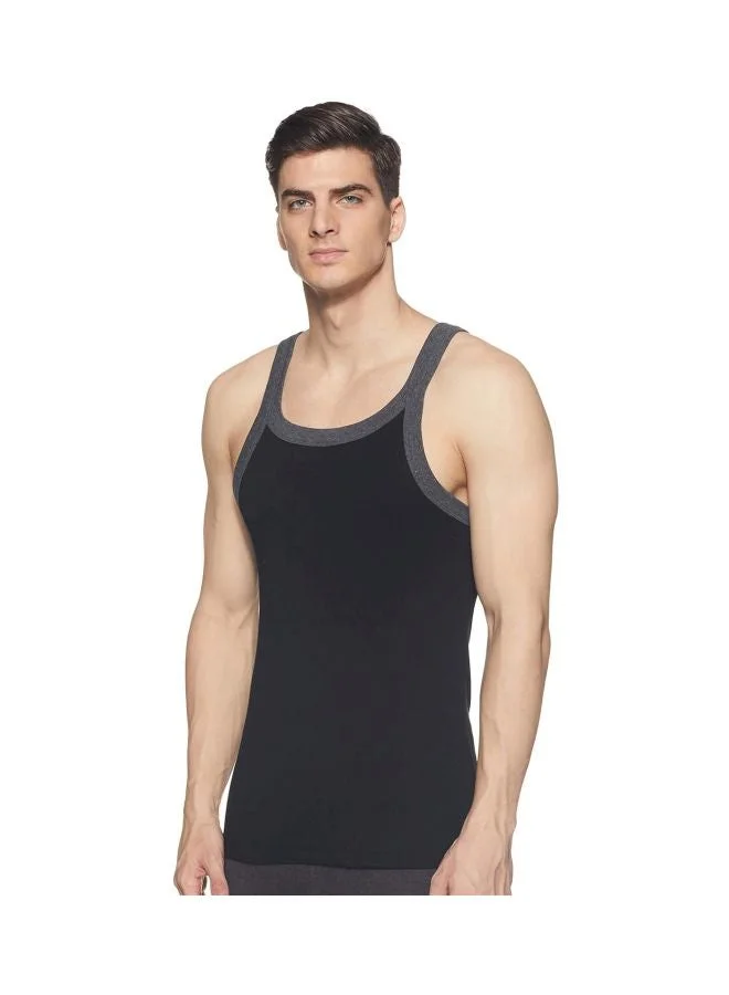 JOCKEY US27 Men Super Combed Cotton Rib Square Neckline Gym Vest