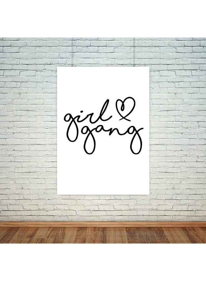 Art Bundle|Girl Gang Black & White Decorative Wall Poster | Best Poster for Room, Poster for Office, Poster for Home. Wall Decals and Paintings Collection to Grace Any Place.(12 x 18 inch) - Image 3