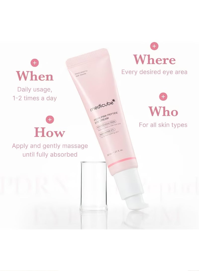 Medicube  PDRN Pink Peptide Eye Cream 30ml - Image 3