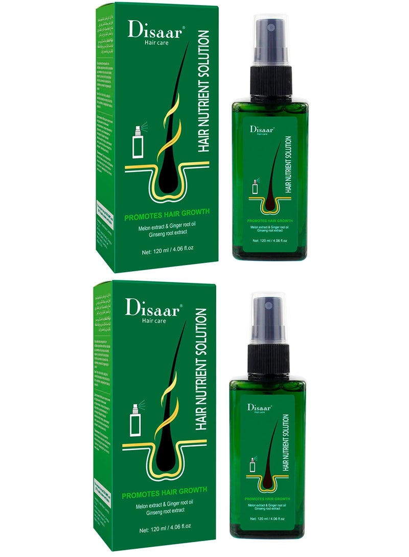 Disaar 2 piececs of Hair Nutrient Solution with Melon Extract and Ginger root oil - Image 1