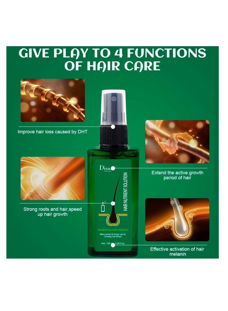 Disaar 2 piececs of Hair Nutrient Solution with Melon Extract and Ginger root oil - Image 3