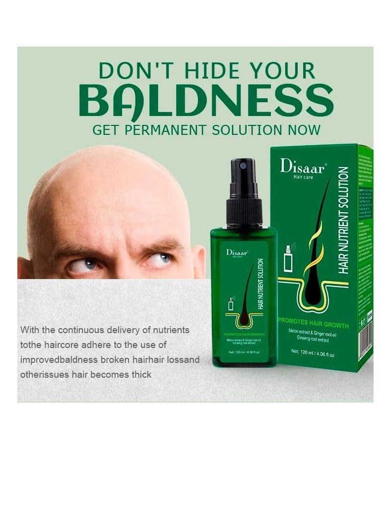 Disaar 2 piececs of Hair Nutrient Solution with Melon Extract and Ginger root oil - Image 4