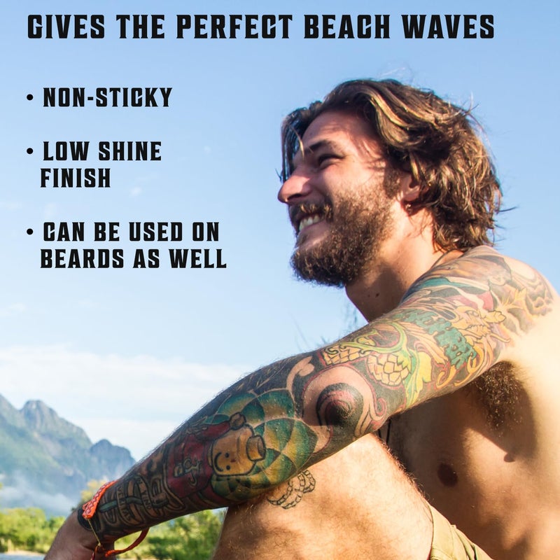 Viking Revolution Sea Salt Spray for Men - Hair Texturizing Spray with Kelp, Aloe Vera and Red Algae Extract - Surf Sprays to Add Volume and Texture for Men and Women Beach Hair - 8.8oz - Image 4