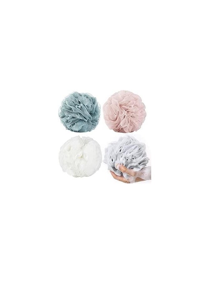 INFLUX INFLUX Body Wash Sponge - Exfoliating Mesh Scrubber for Deep Cleansing | Moroccan Loofah Inspired Body Scrub Pouf | Quality - sponges poufs-Cleanse, Soothe Skin-Ball Sponge-Essential for Bathing  - Image 2