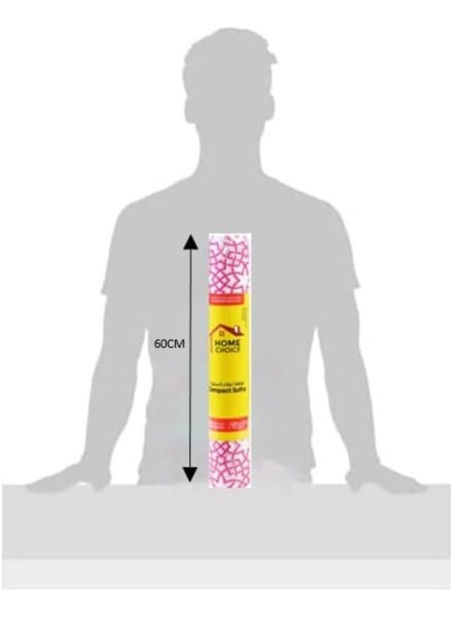 HOME CHOICE 20 قطعة رول سفرة، حجم 100x120 سم، سفرة مطبوعة قابلة للاستخدام مرة واحدة، رول سفرة، غطاء طاولة، بلاستيك مثقوب - Image 3