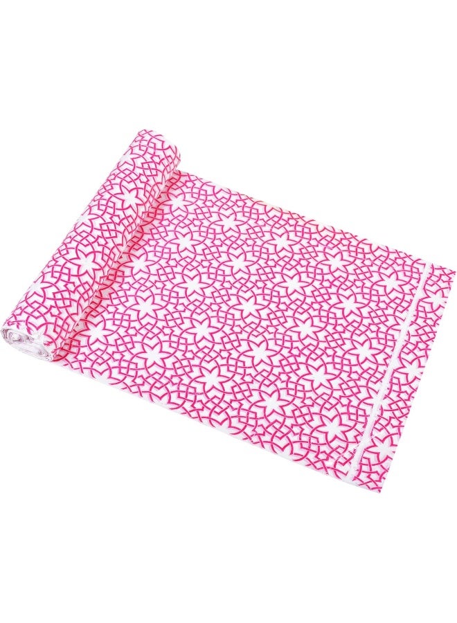 HOME CHOICE 20 قطعة رول سفرة، حجم 100x120 سم، سفرة مطبوعة قابلة للاستخدام مرة واحدة، رول سفرة، غطاء طاولة، بلاستيك مثقوب - Image 2