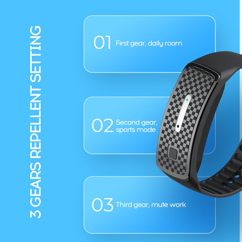 Portable Electronic Mosquito Repeller Repeller Control Bracelets Bug Insect Protection Wristband for Kids& Adults - Image 5