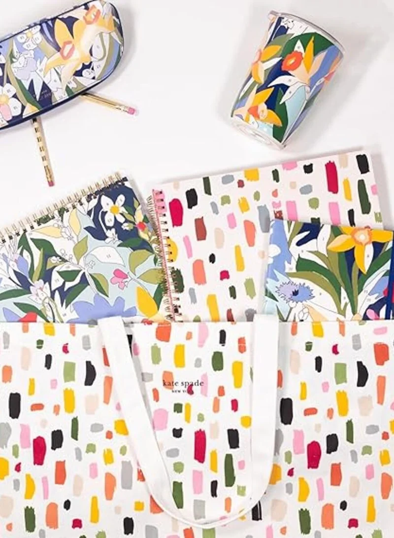 كيت سبيد نيويورك Painterly Strokes Large Canvas Book Tote