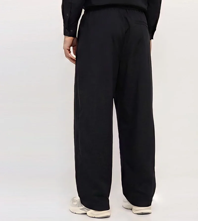 إف5 Men's F5 Wide Leg Tencel Pants - Black