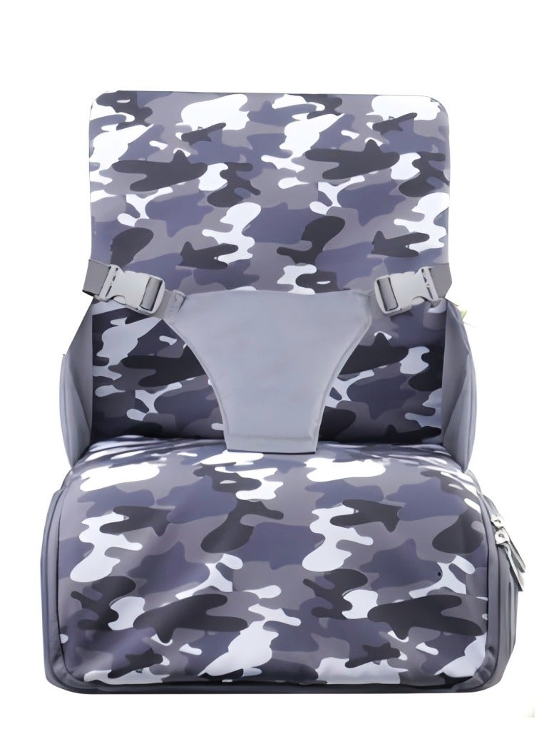 Camouflage style New Multi-Functional And Large Capacity Single Shoulder Mommy Bag For Baby outings, Portable Stool Style Travel, Dining Chair, Mommy Bag - Image 2