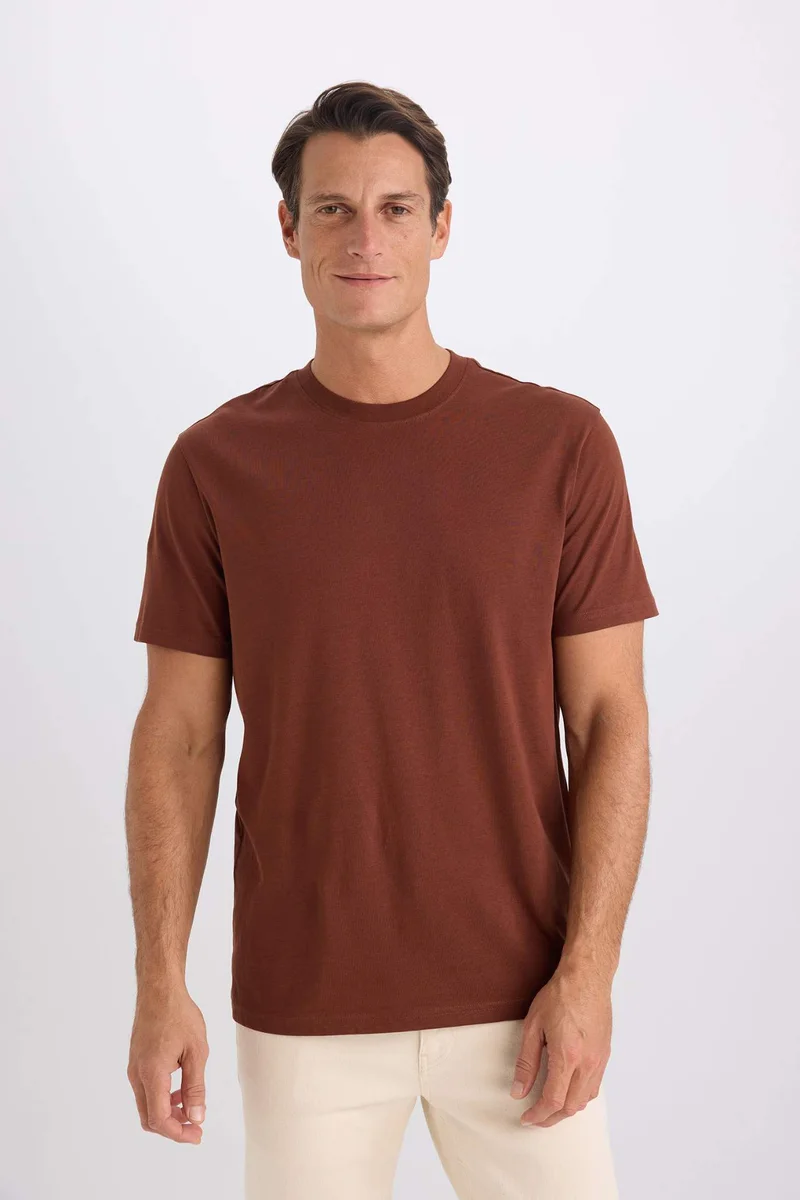 DeFacto New Regular Fit Crew Neck Short Sleeve T-Shirt