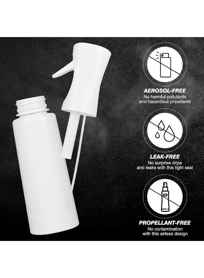 MOMENT Spray Bottle For Hair (10.1Oz/300Ml) - Continuous Ultra Fine Mist Sprayer – For Hairstyling, Cleaning, Salons, Plants, Essential Oil & More - White - Image 3