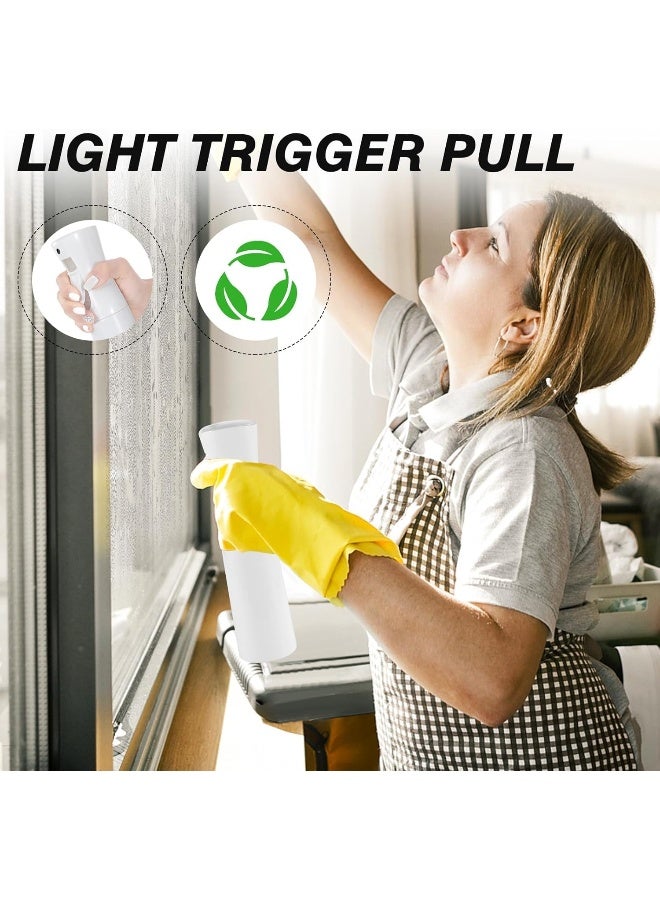 MOMENT Spray Bottle For Hair (10.1Oz/300Ml) - Continuous Ultra Fine Mist Sprayer – For Hairstyling, Cleaning, Salons, Plants, Essential Oil & More - White - Image 5