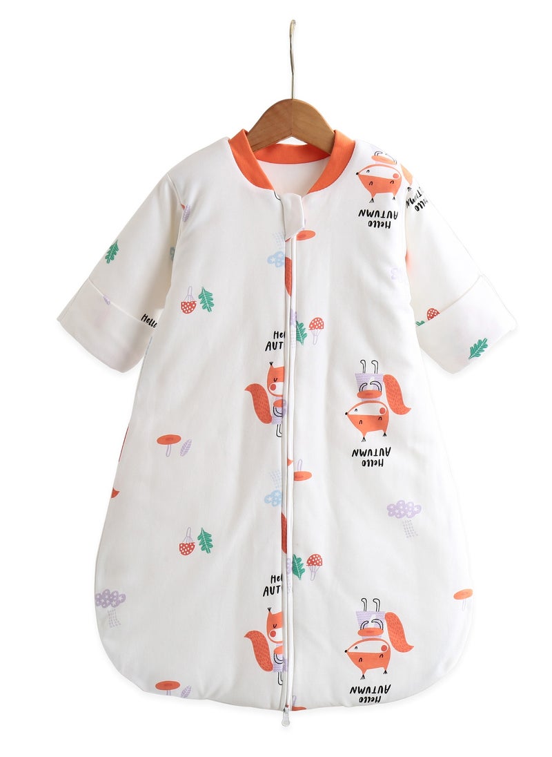 MIXDE Baby Swaddle Wrap with Zipper and Adjustable Wings 100% Breathable Cotton Sleep Sack for 0-12 Months Newborn Baby 