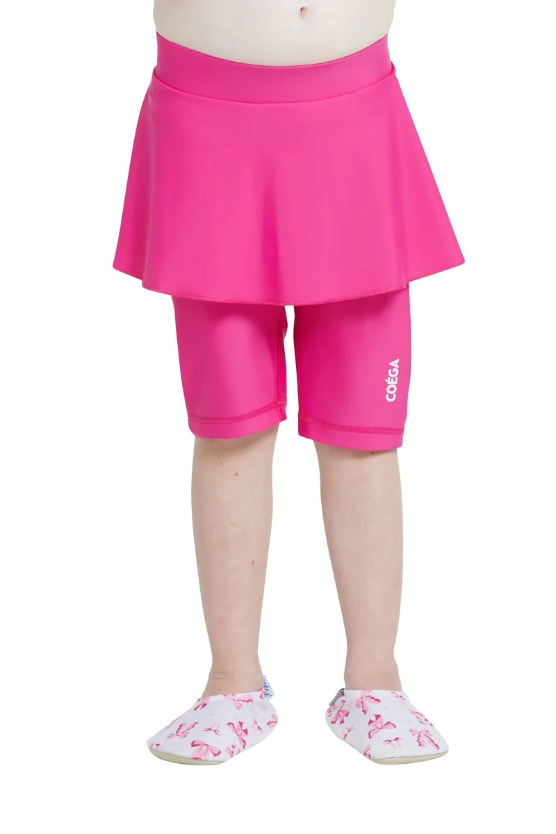 كويجا صن وير COEGA Girls Kids Skirted Shorts - Pink Bows