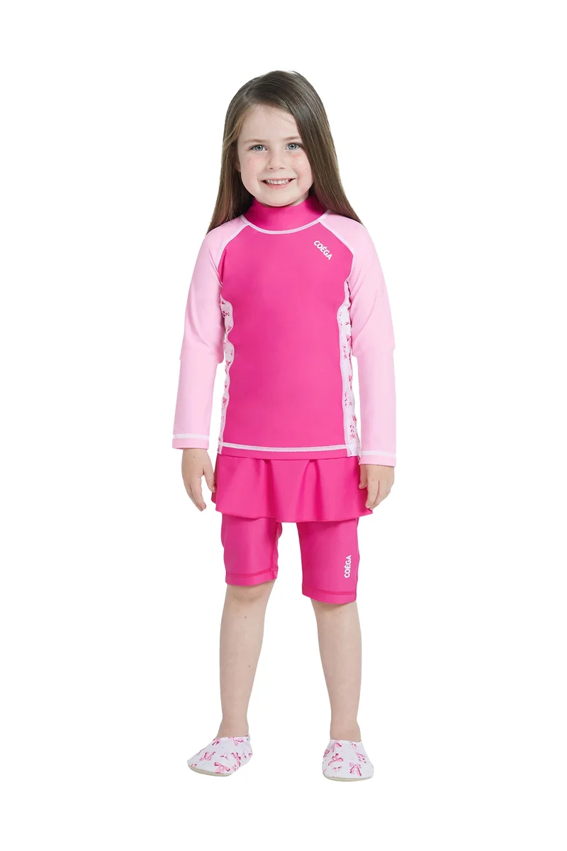 COEGA SUNWEAR COEGA Girls Kids Skirted Shorts - Pink Bows