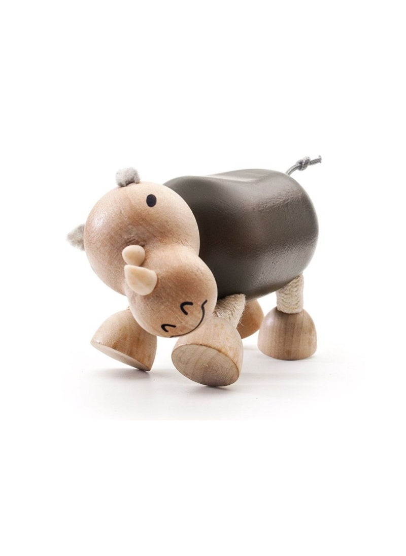 Anamalz Rhino Wooden Toy